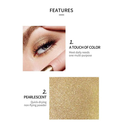 Diamond Liquid Eyeshadow with Pearlescent Glitter Shine