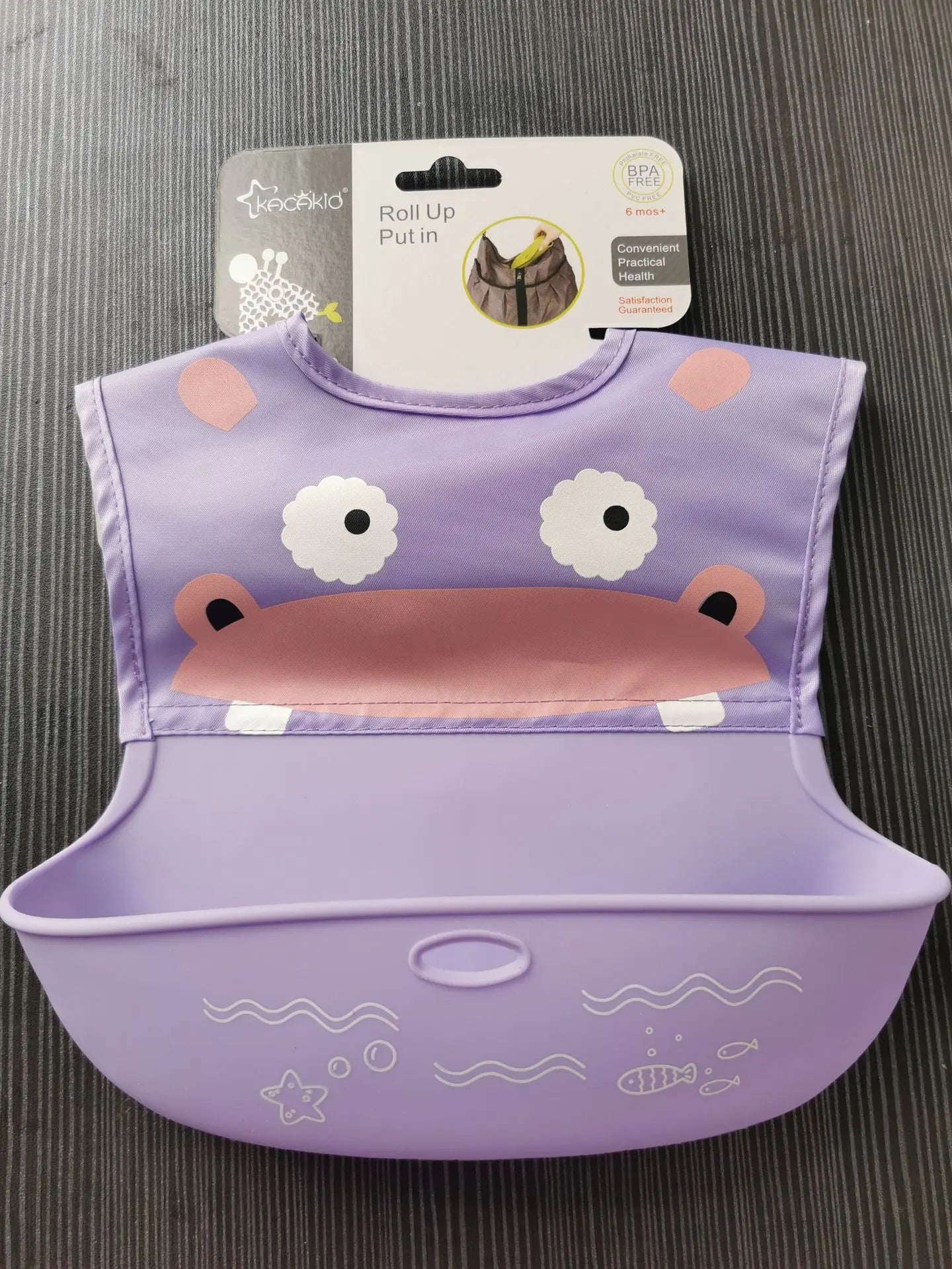 Soft Waterproof Silicone Baby Bibs - Easy to Clean