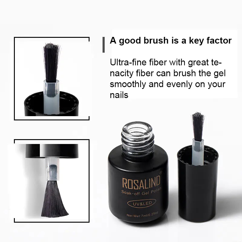 ROSALIND Gel Nail Polish Set - 12 Bottles