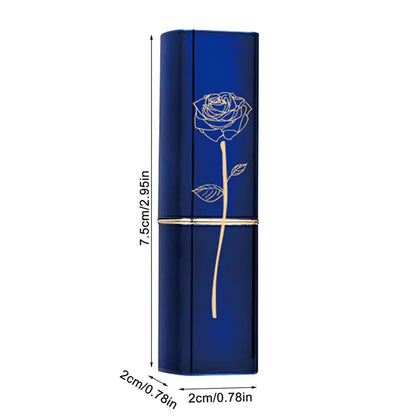 LESSXCOCO Blue Maggie Color Changing Lipstick, Waterproof