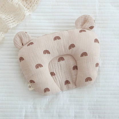Cotton Baby Gauze Head Shaping Pillow for Support