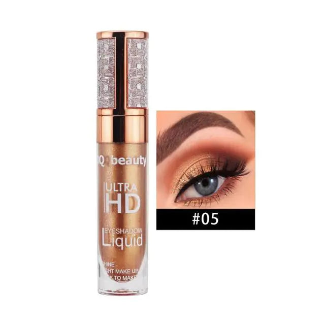 Diamond Liquid Eyeshadow with Pearlescent Glitter Shine