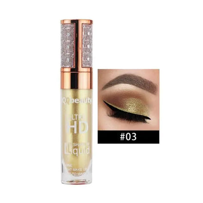 Diamond Liquid Eyeshadow with Pearlescent Glitter Shine