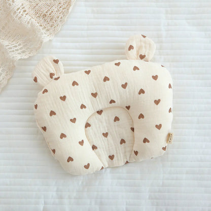 Cotton Baby Gauze Head Shaping Pillow for Support