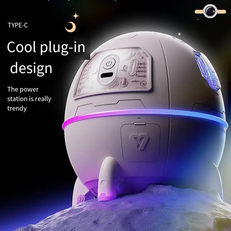 Astronaut Humidifier with Night Light and Air Purifier