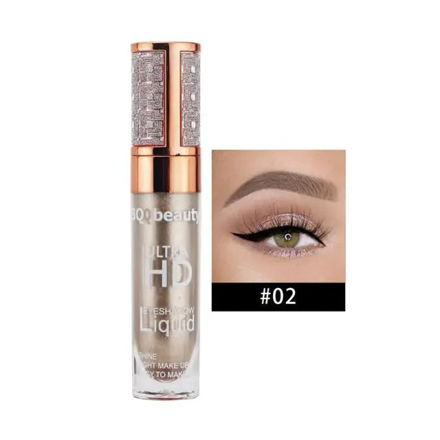 Diamond Liquid Eyeshadow with Pearlescent Glitter Shine