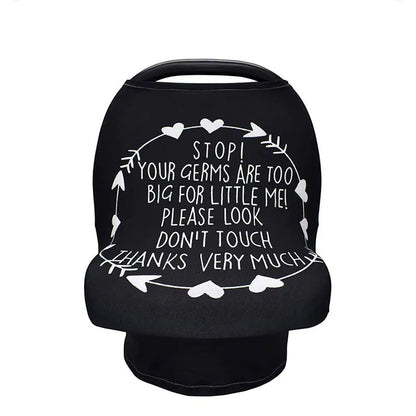 Multi-Function Nursing Cover with Sunshade and Windshield