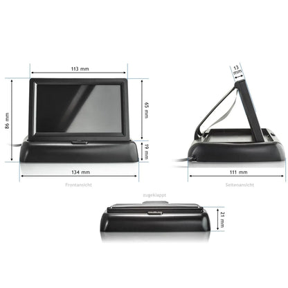 Baby Safety Car Rearview Mirror with Infrared Camera