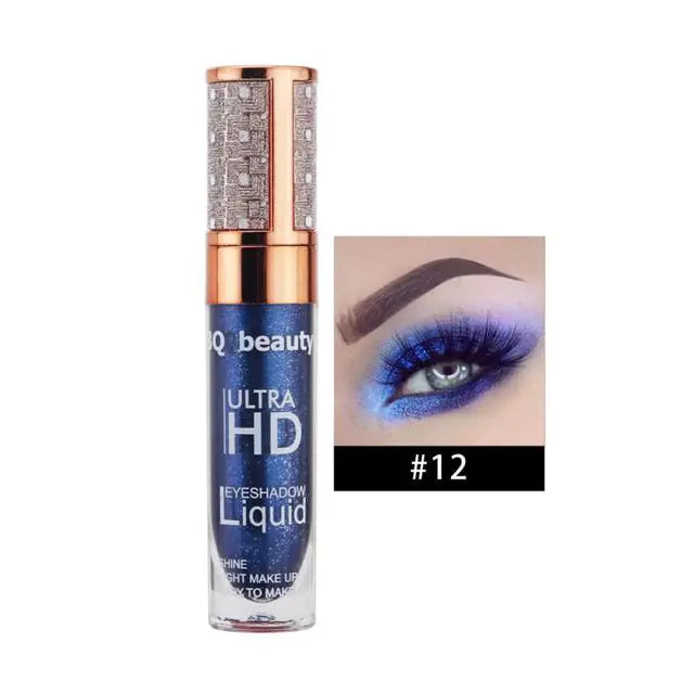 Diamond Liquid Eyeshadow with Pearlescent Glitter Shine